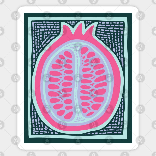 Pomegranate Magnet by TuncGK